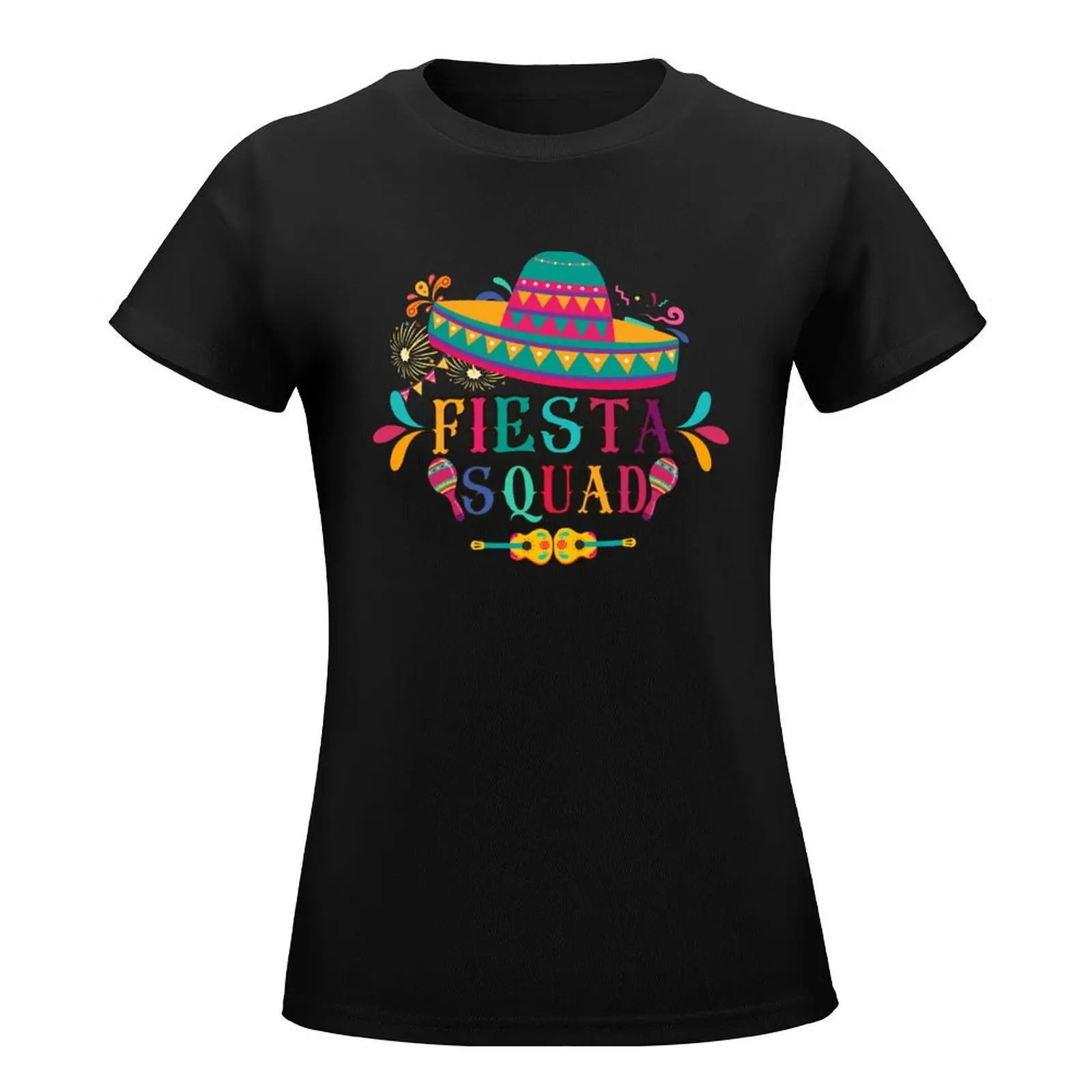 Fiesta Squad Cinco De Mayo Mexican Fiesta 5 De Mayo Women Men Girls Boy T-Shirt blanks quick-drying womans clothing