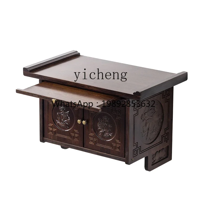 AA Household wall-type seating table wall-mounted shrine offering table, shrine incense case, shrine frame,