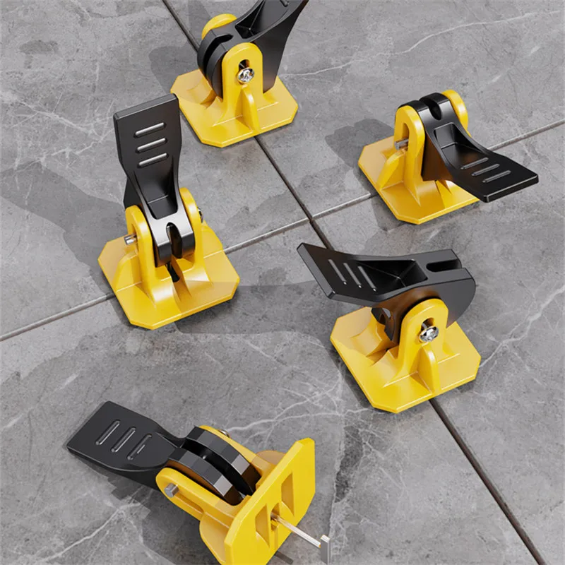 

50Pcs Tile Leveling System Clips Floor Leveler Adjuster Kit Set for the Tile Laying Fixing Flat Ceramic Wall Construction Tools