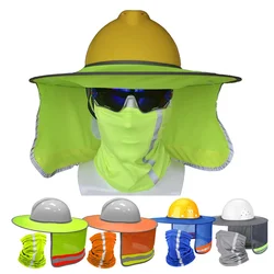 Protezione parasole estiva casco protezione collo visiera traspirante multicolore resistente al sole per prevenire scottature solari lucido