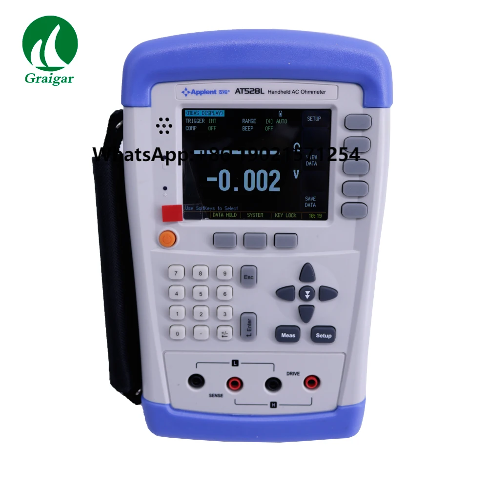 

AT528L Handheld Digital Battery Tester AC Ohmmeter Battery Resistance Meter