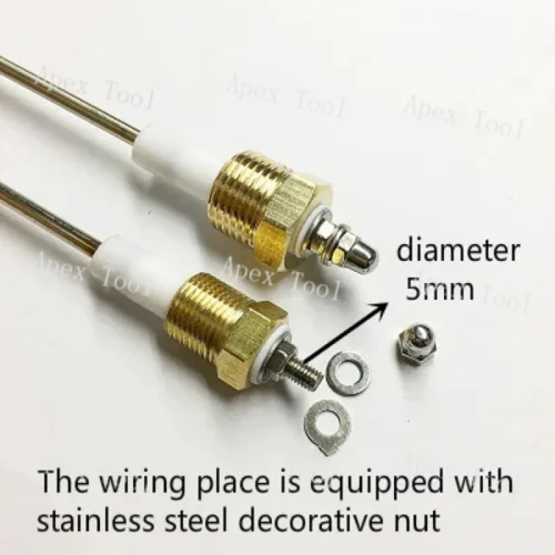 Boiler Meter Water Control Electrode Bar Liquid Level Sensor Induction Probe Total length 400mm