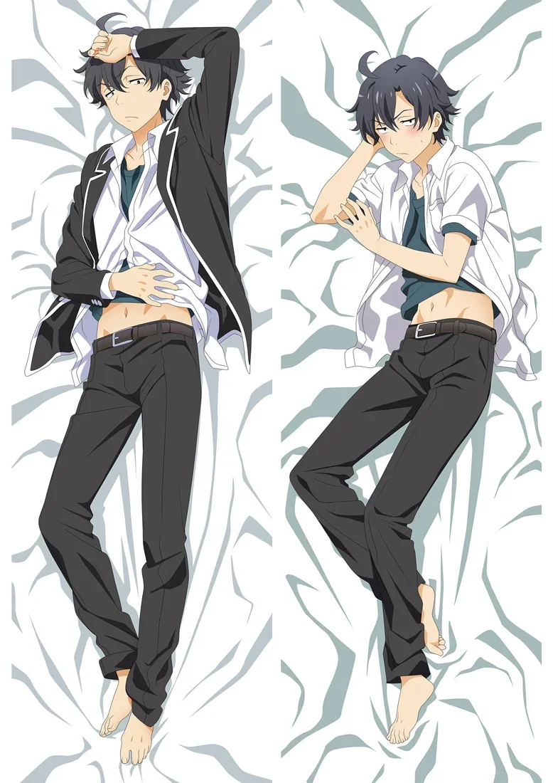 

2WAY/WT Pillowcase Japanese Anime Hugging Body Pillow Hachiman Bedding Pillowcases Cartoon Cushion