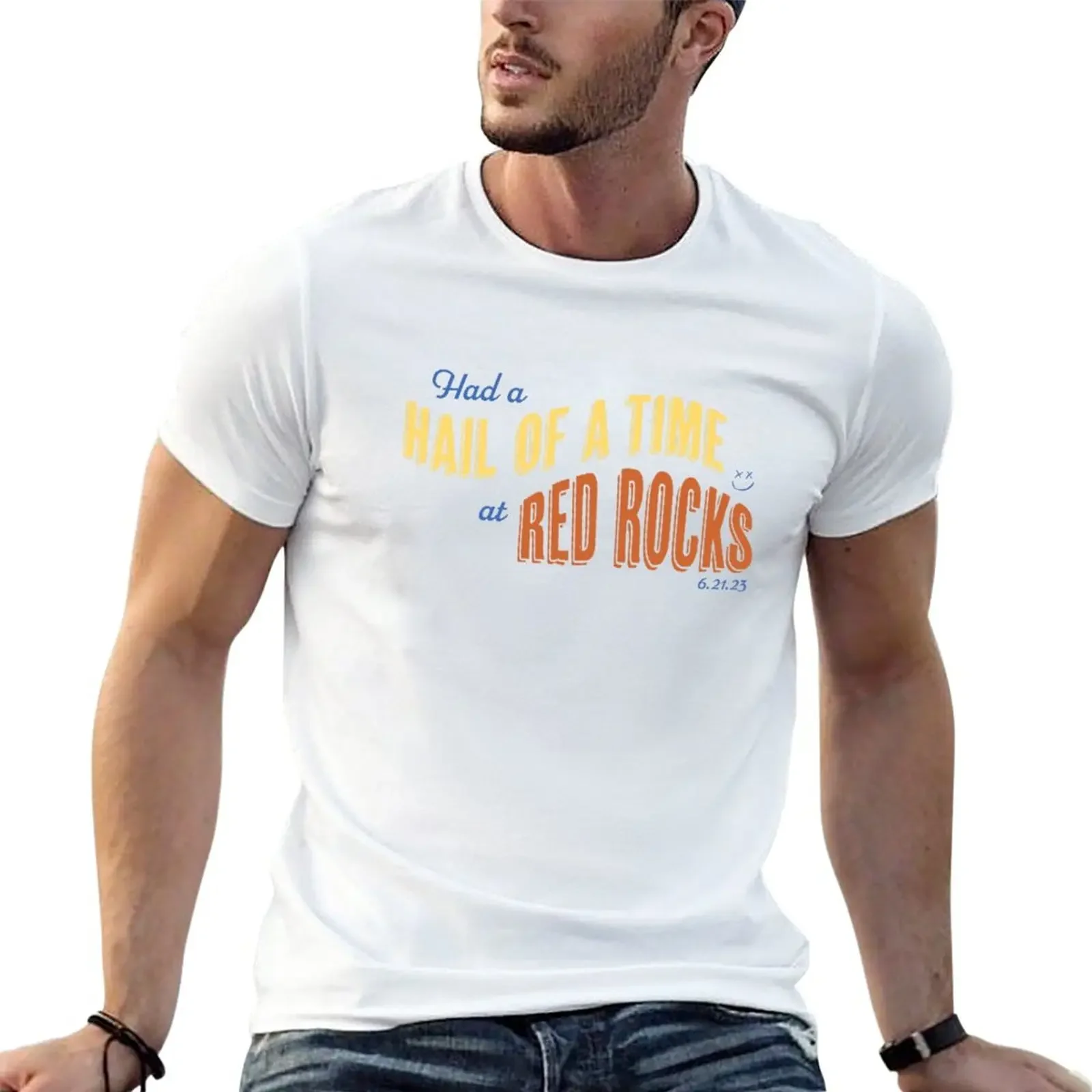 New Hail of a Time at Red Rocks T-Shirt sweat shirts custom t shirts design your own vintage t shirt Men's clothing