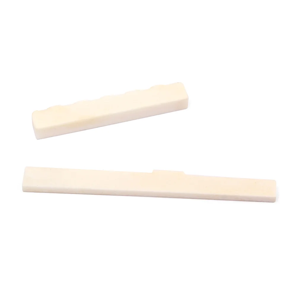 

Guitar Classical Ox Bone Upper Lower Pillow Arch Shape Dj05 06 Practical Durable Musical Accessories for 6-String Guitarists