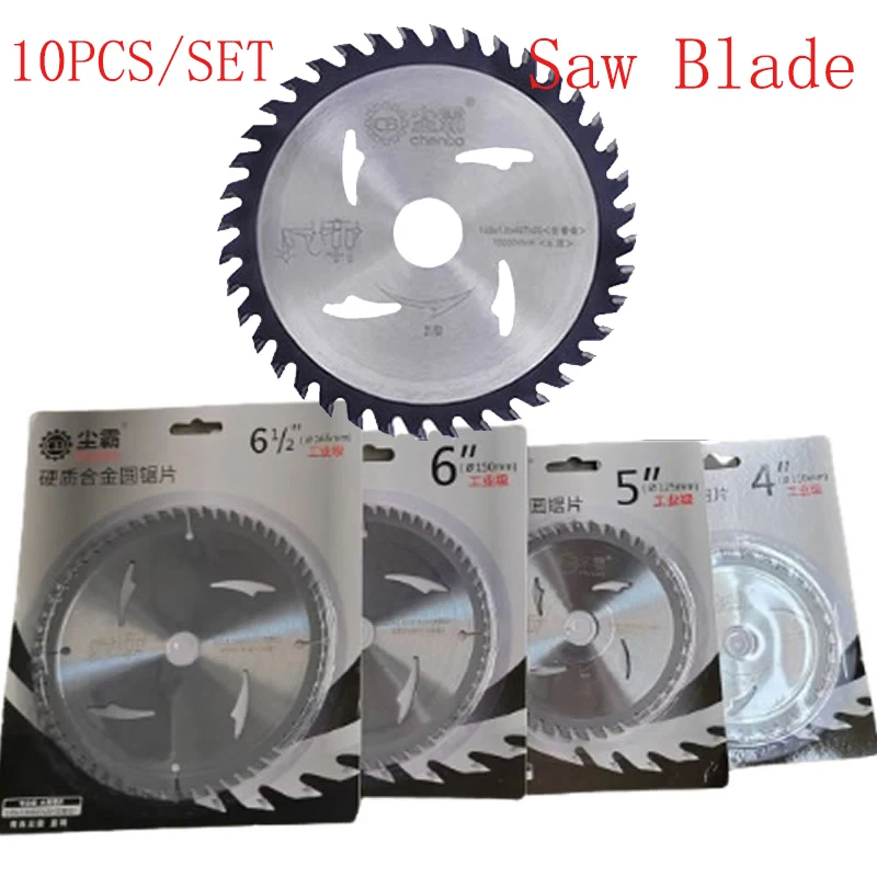 Industrial Saw Blade Alloy Circular Wood Saw Blade 110/125/150/165mm 4/5/6/6.5/inch Multifunctional Cutting Dust Free Saw Blades