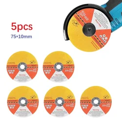 5pcs 75mm Mini Cutting Disc Circular Resin Saws Blade Grinding Wheels Cutting Disc For Steel Stones Cutting Angle Grinding Tools