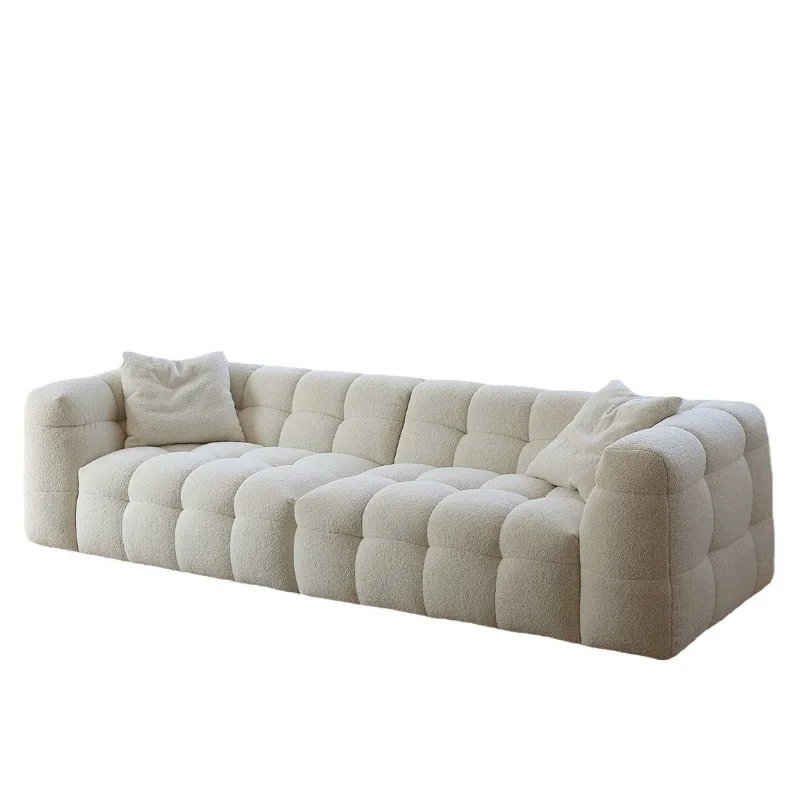 

Cream wind lamb wool sofa