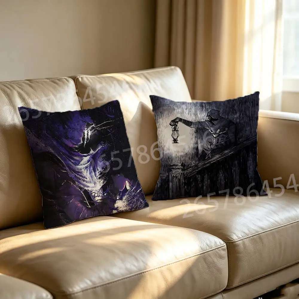 V-Valorant Omen Printed Pillow Cover Cushion Case Simple Sofa Pillow Case No Pillow Core