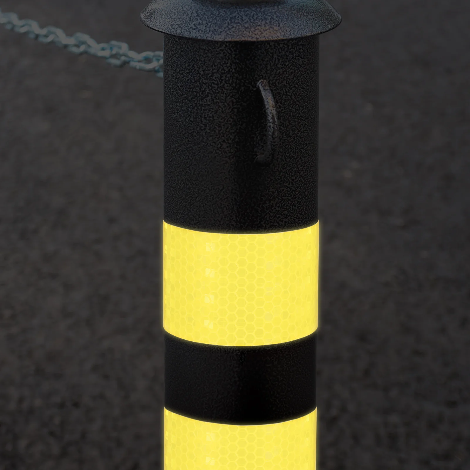 1 Roll Traffic Warning Tape Reflective High Visibility Bright Yellow Safety Strip for Roads Parking Lots Construction Barrier