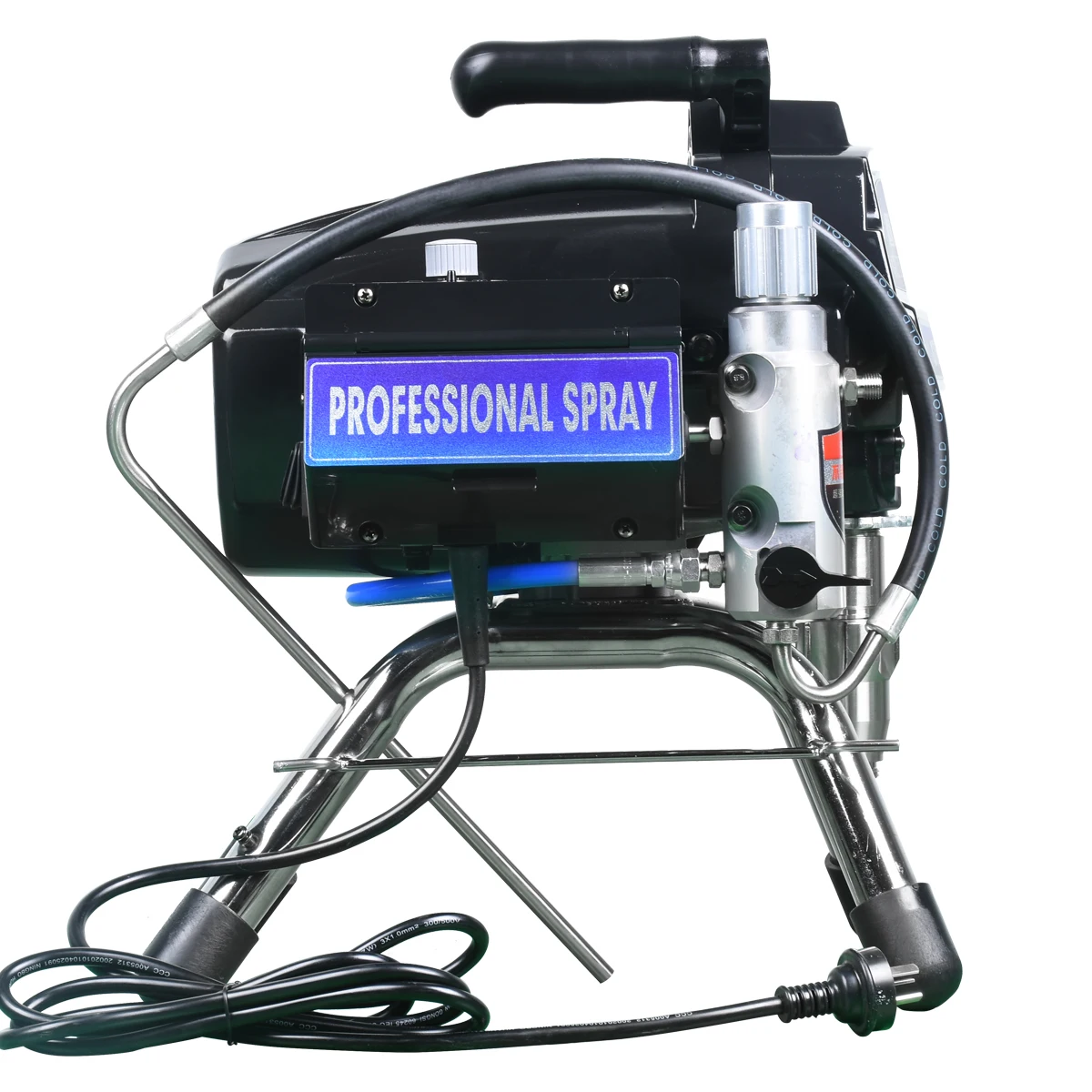 Novo pulverizador mal ventilado de alta potência da pintura 220v 2.2l aço inoxidável ferramentas pulverizador 495 para a construção da pintura da