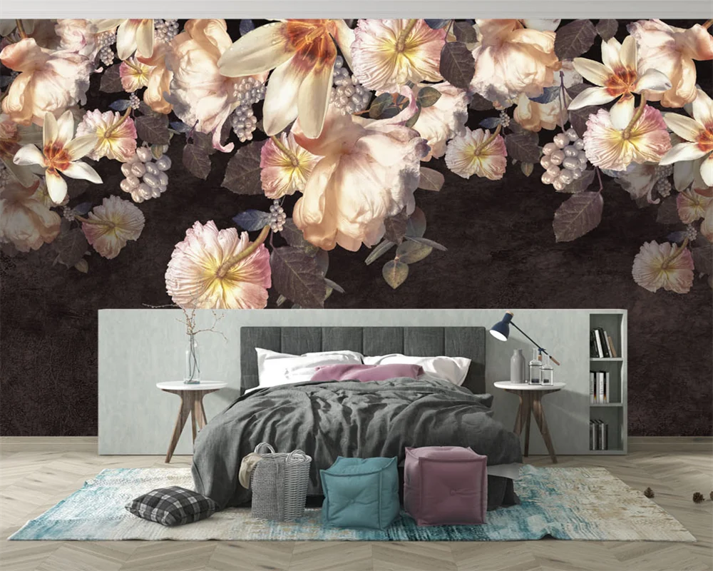 Beibehang papel de parede ورق حائط ثلاثي الأبعاد مخصص جديد وحديث لموسيقى الجاز باللون الأبيض والرخام لغرفة النوم وغرفة المعيشة