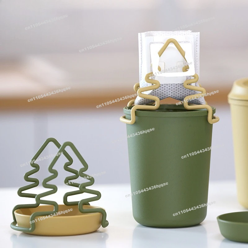 Tree-shaped Hanging Ear Coffee Bracket, Hand-brewed Coffee Filter Drip Rack, Cup Support Hanging Ear Bag Rack