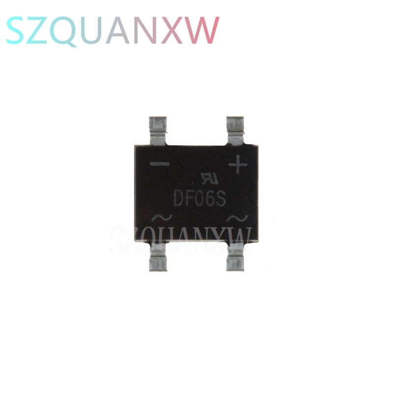 10PCS DF06S SMD 4 feet DF06S SOP-4 DF06 rectifier bridge rectifier original authentic