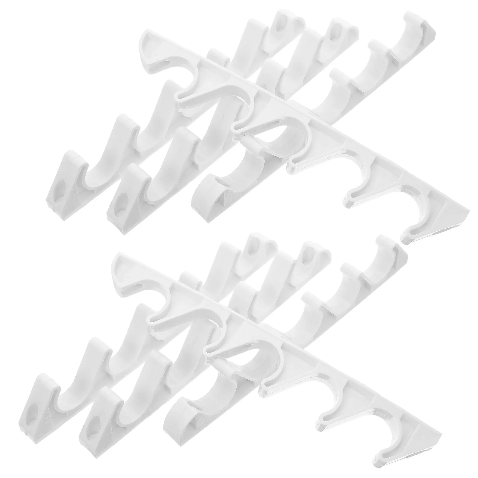 8Pcs Weather Resistant Nylon Folding Chair Adjustment Bracket 5-Level Reclining Buckle for Outdoor Lounge Chaise Garden