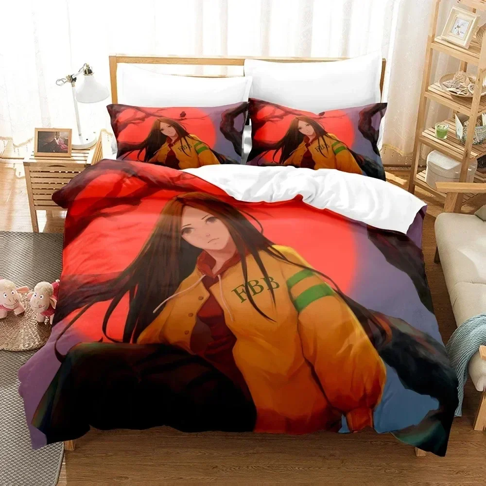 Anime The Outcast Under One Person Bedding Set Printed Bed Set With Pillowcase Duvet Cover Soft Queen King Size Bedclothes Home