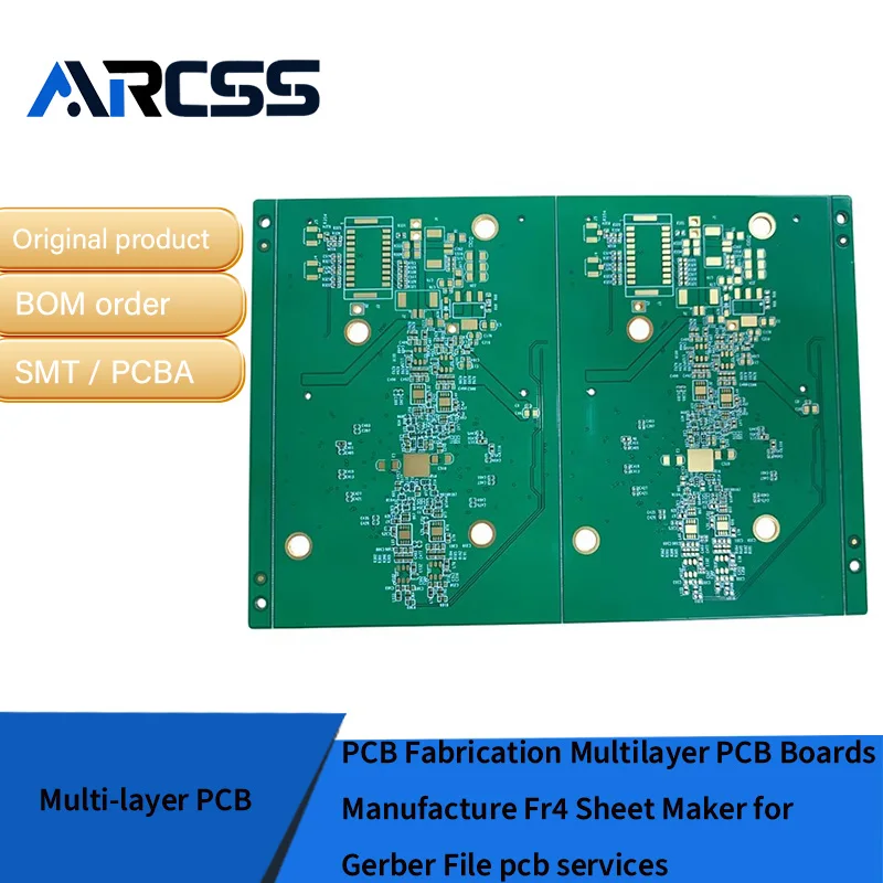 PCB Fabrication Multilayer PCB Boards Manufacture Fr4 Sheet Maker for Gerber File pcb services