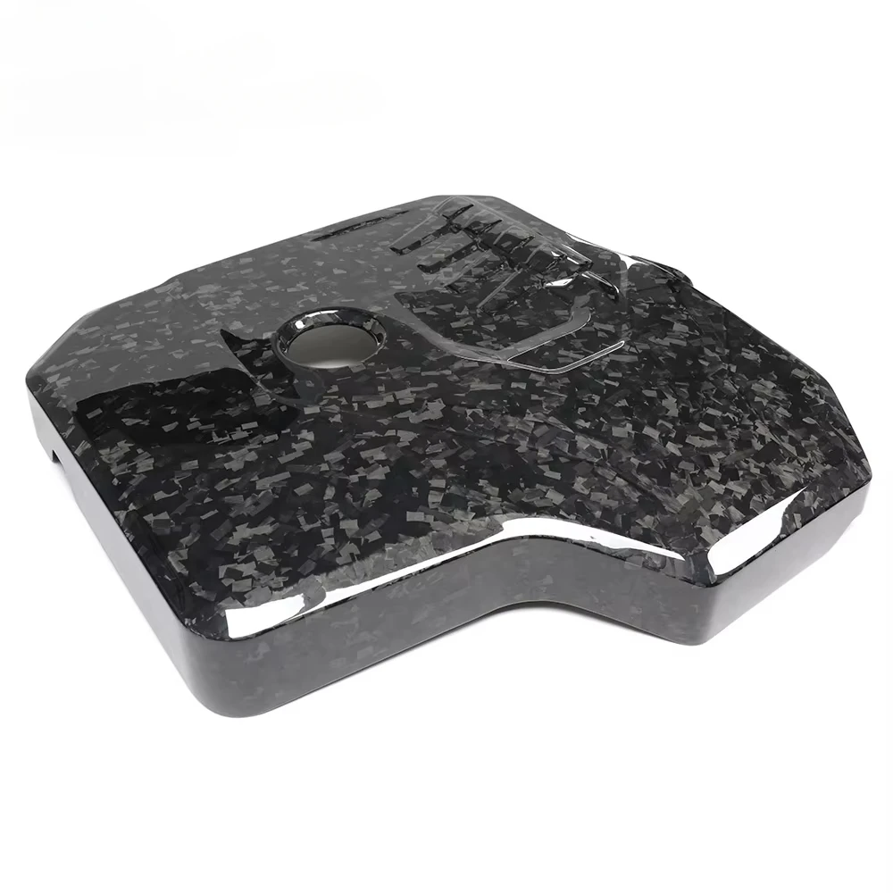 

Крышка двигателя из кованого углерода для TOYOTA SUPRA 2.0T B48, отделка капота двигателя из настоящего сухого углеродного волокна, внешние обвесы 2019-2022 гг.