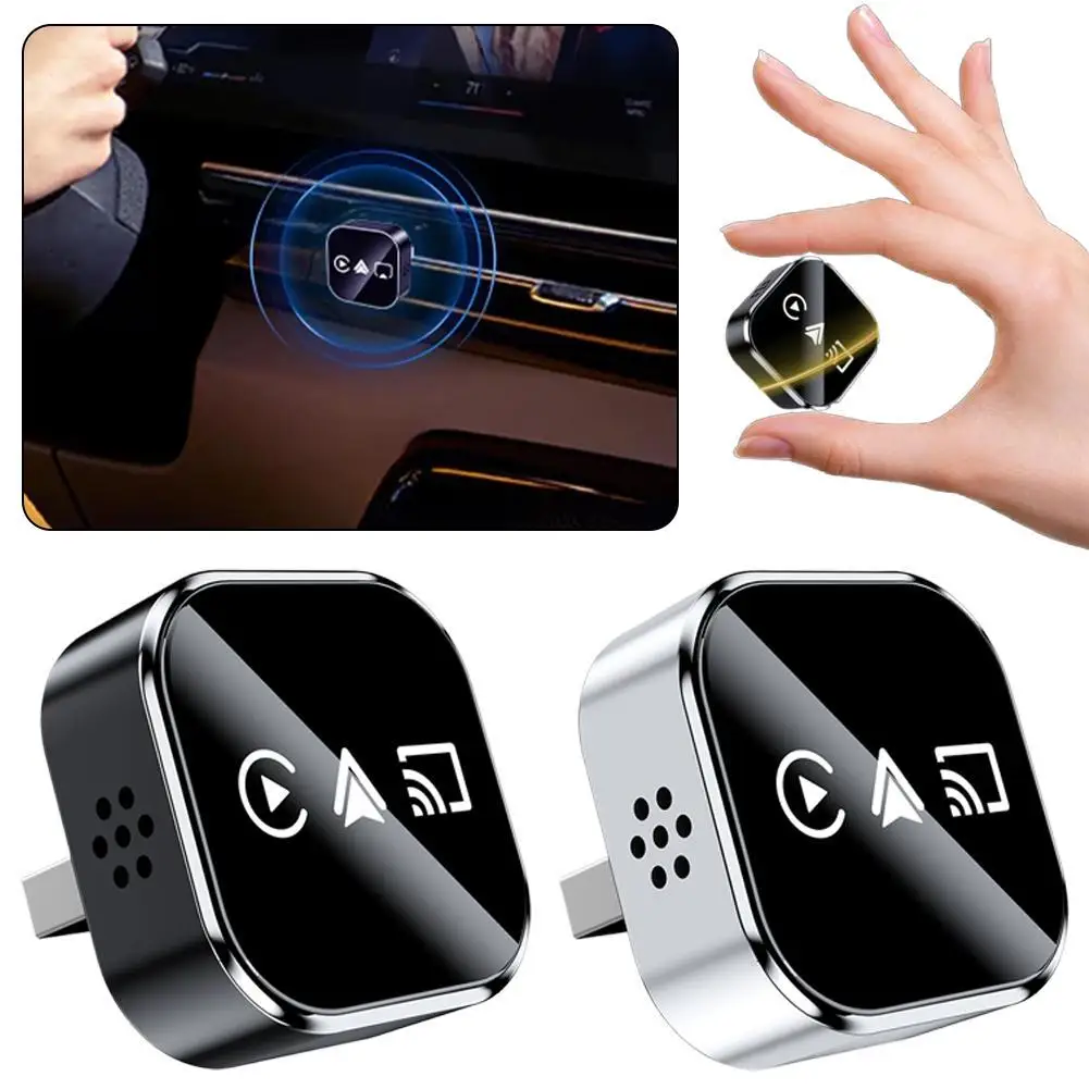 

Умный адаптер CarPlay для Android Auto, USB-адаптер для зеркалирования экрана, Plug and Play, автомобильный мультимедийный плеер