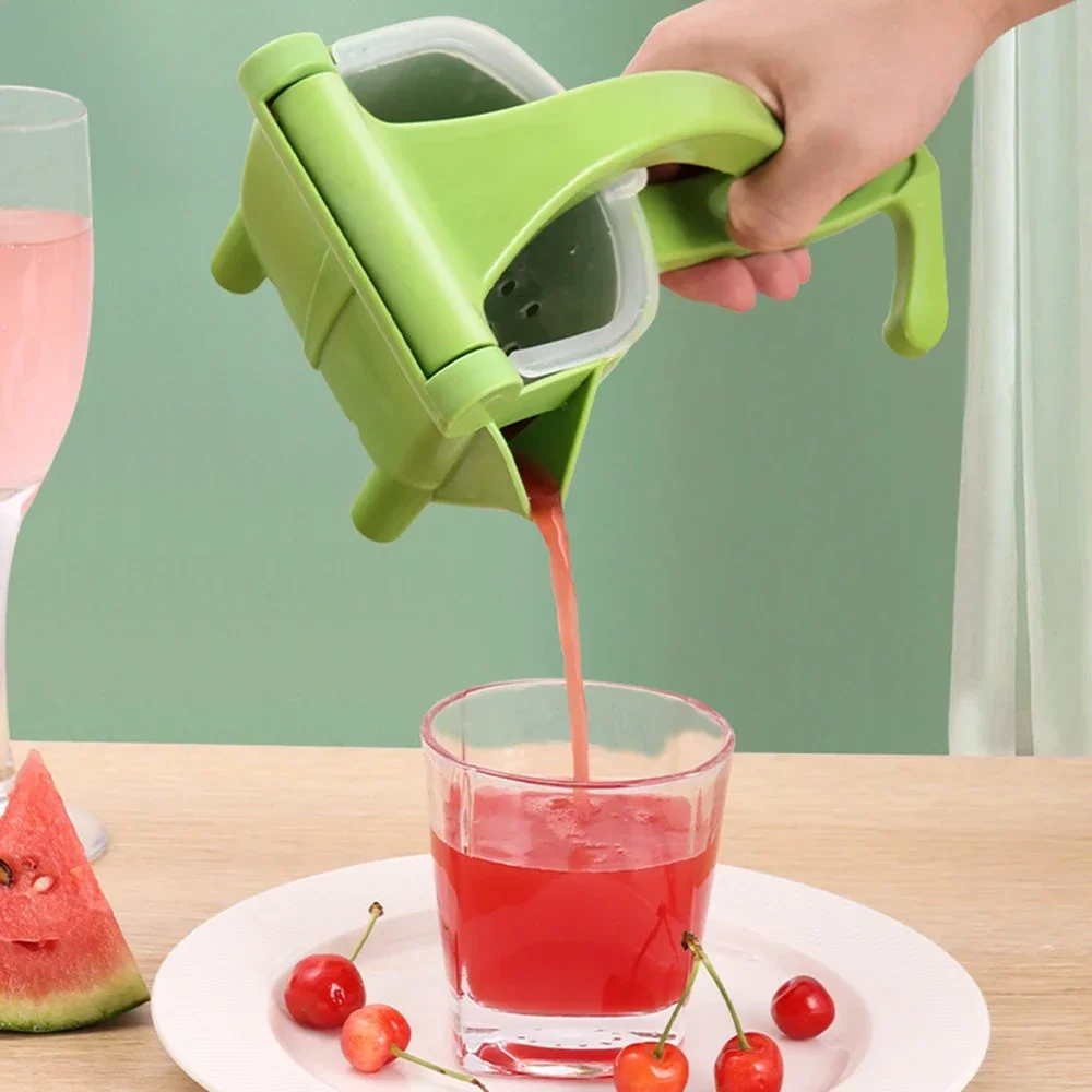 Manual Juice Squeezer Aluminum Alloy Hand Pressure Juicer Pomegranate Orange Lemon Sugar Cane Juice Kitchen Bar Fruit Tools