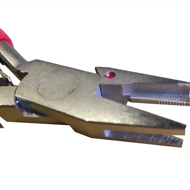Imagem -02 - Plástico Alicate Crimper para Plástico Espiral Vinculativo Espinhos Vermelho e Prata Metal Cortador pc