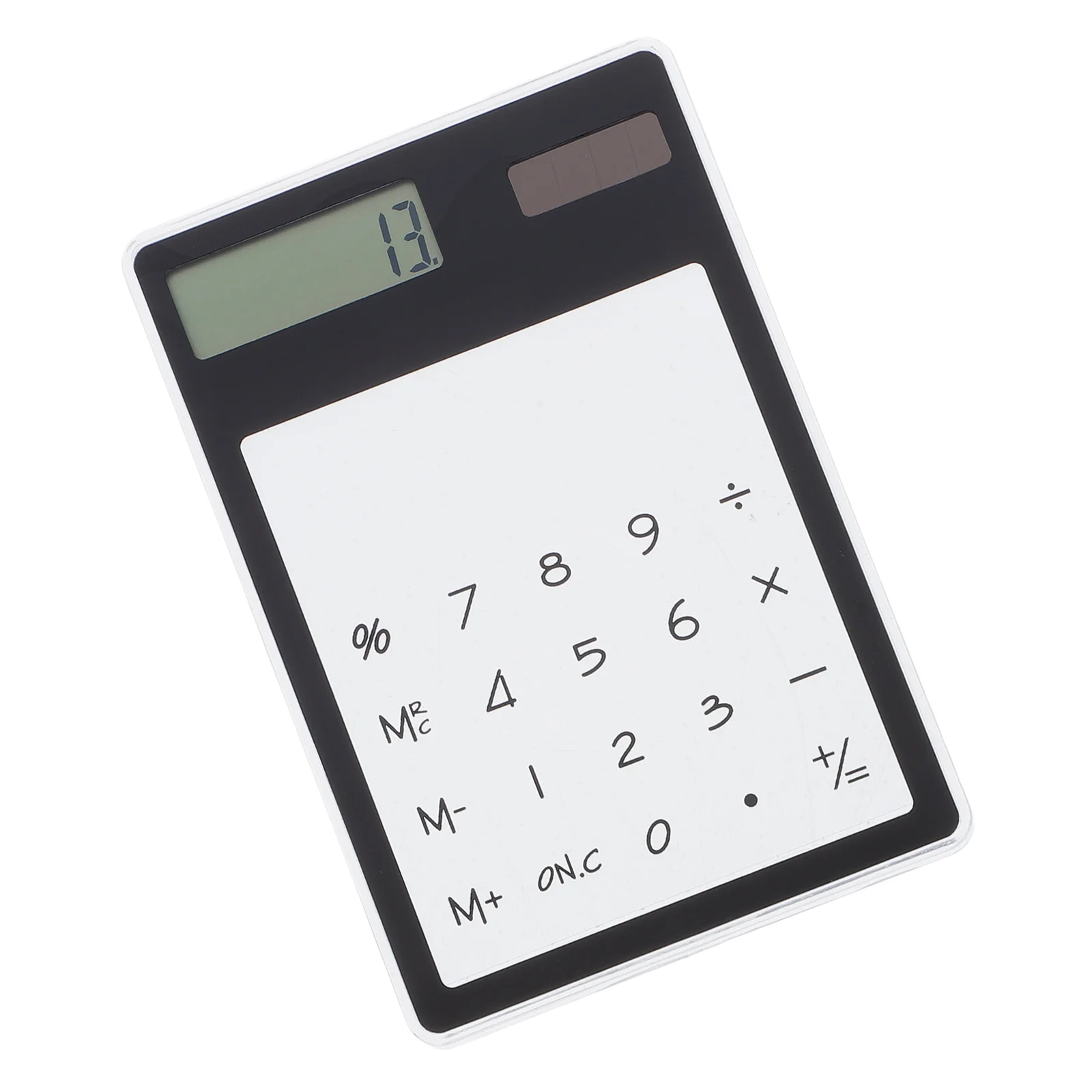 

Solar Powered Calculator Small Scientific for Kids Decor Simple Office Desk Tray