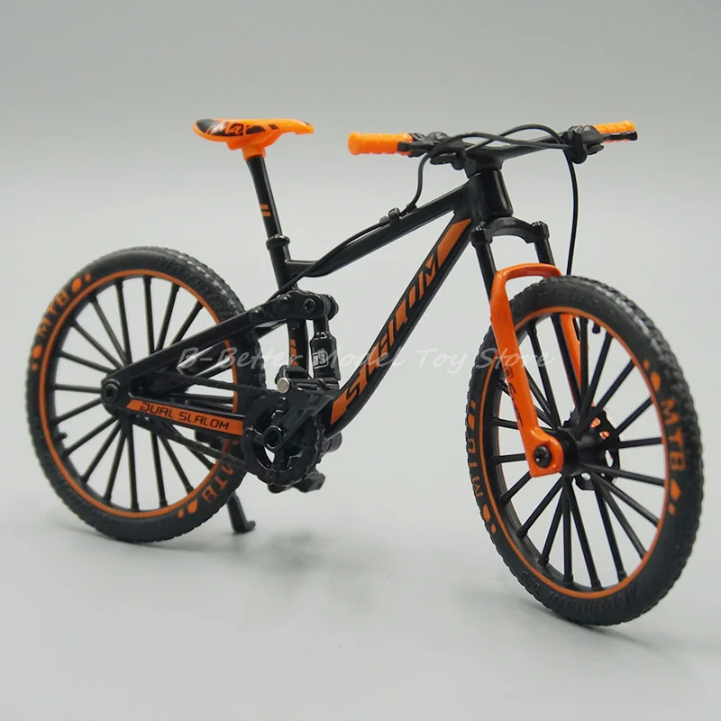 1:10 Diecast Metal Bicycle Model Toy DH Down Hill Dual Slalom Mountain Bik Replica Collector Edition