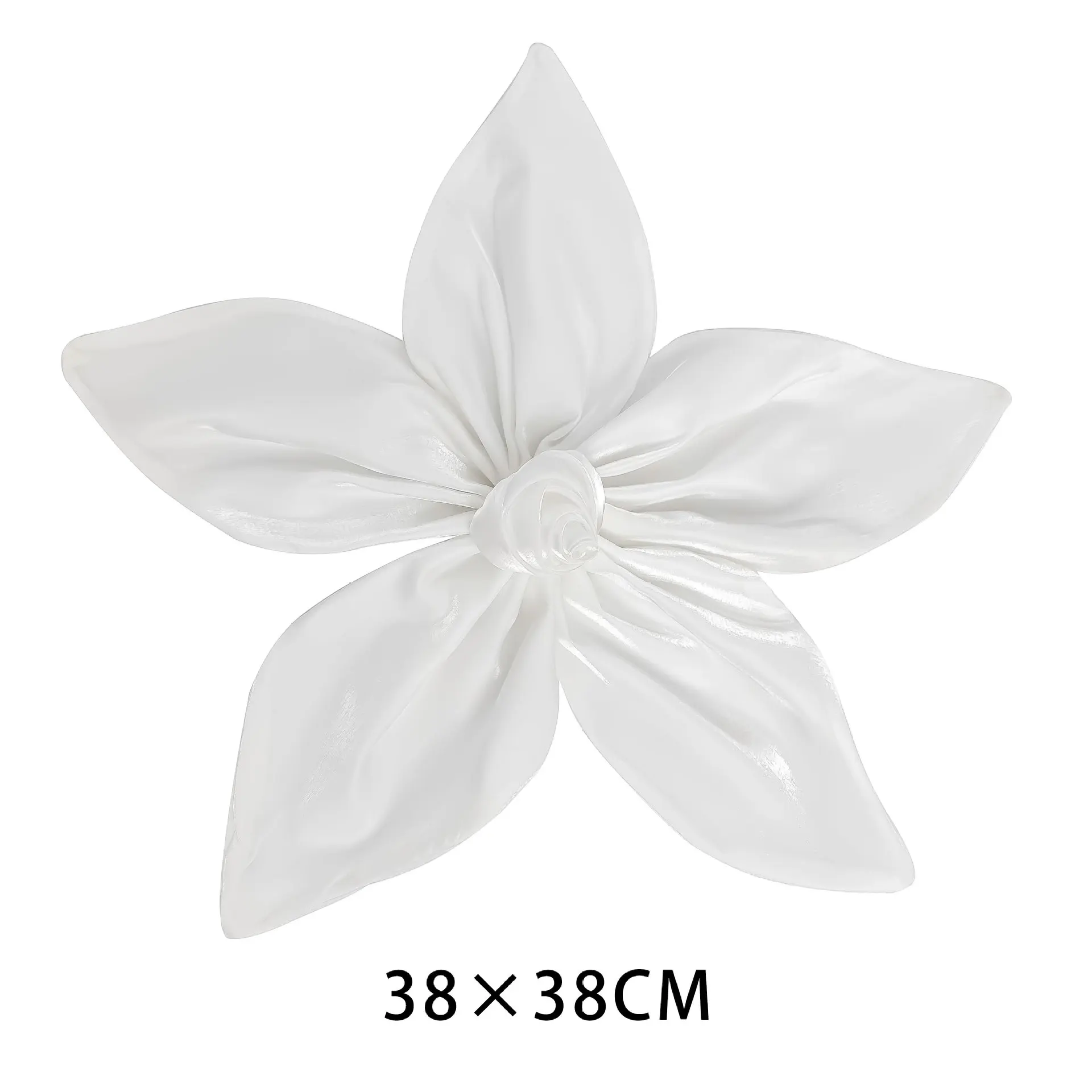 New Women's Large Flower Brooch with Simple Design Fabric Decoration Three-dimensional Chest Flower Jacket Suspender Pins