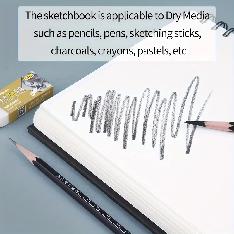 Книга для рисования Мари, 30 листов, 98 фунтов/160 гSM, блокноты для рисования и письма, в спиральном переплете с твердой обложкой, альбом для рисования для взрослых
