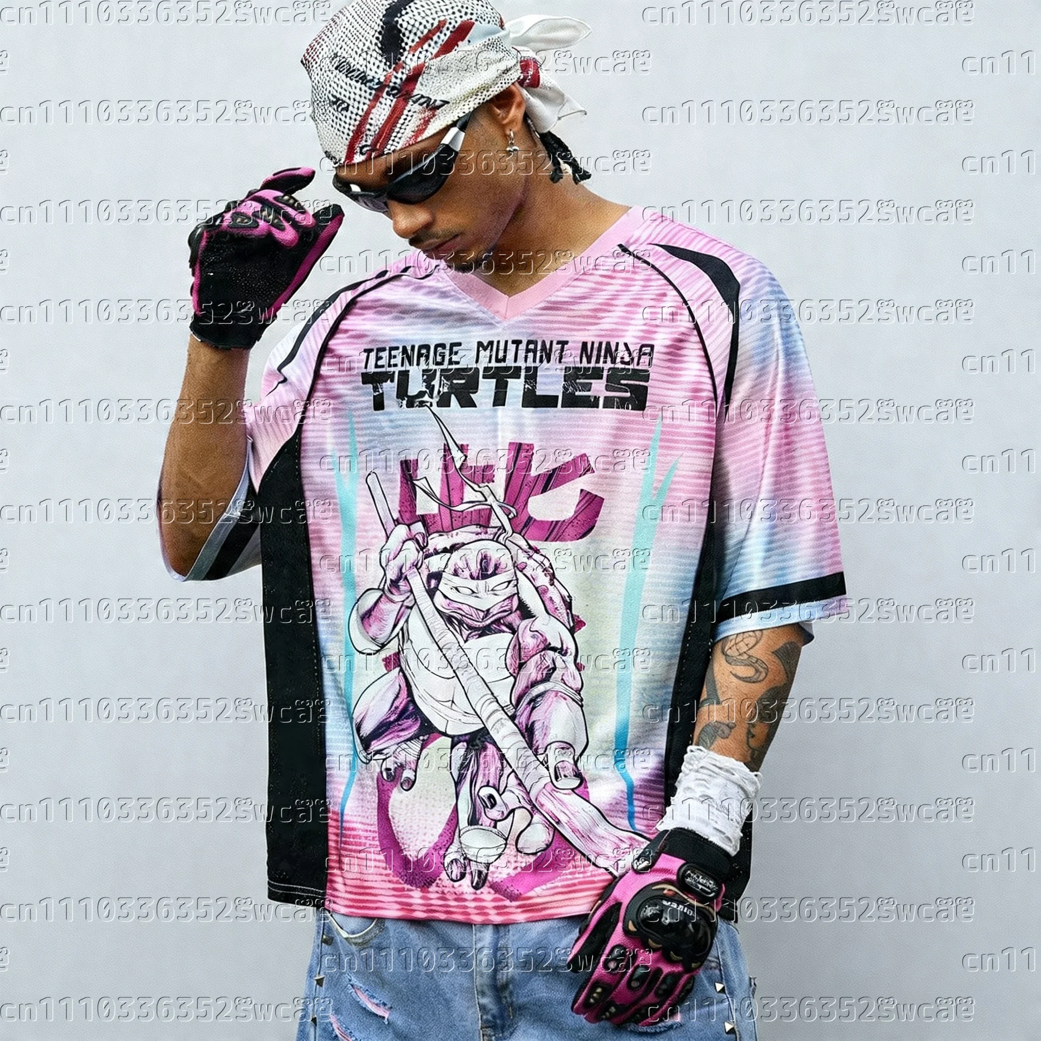 Teenage Mutant Ninja Turtles 3D Graphic Printed Jersey Fashionable Streetwear Fan Cosplay Clothing Summer Men's Women's T-shirts
