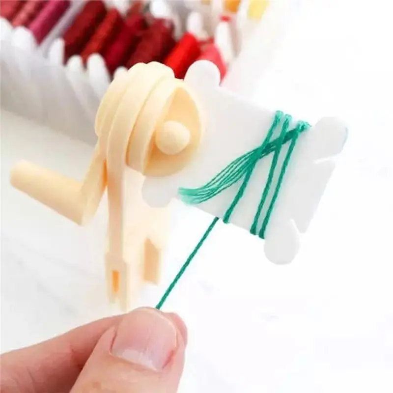 Fine Workmanship For Thread Holder Sewing Storage 100-Piece Winding Board Storage Box+ Yarn Winder Combination Set For Yarn