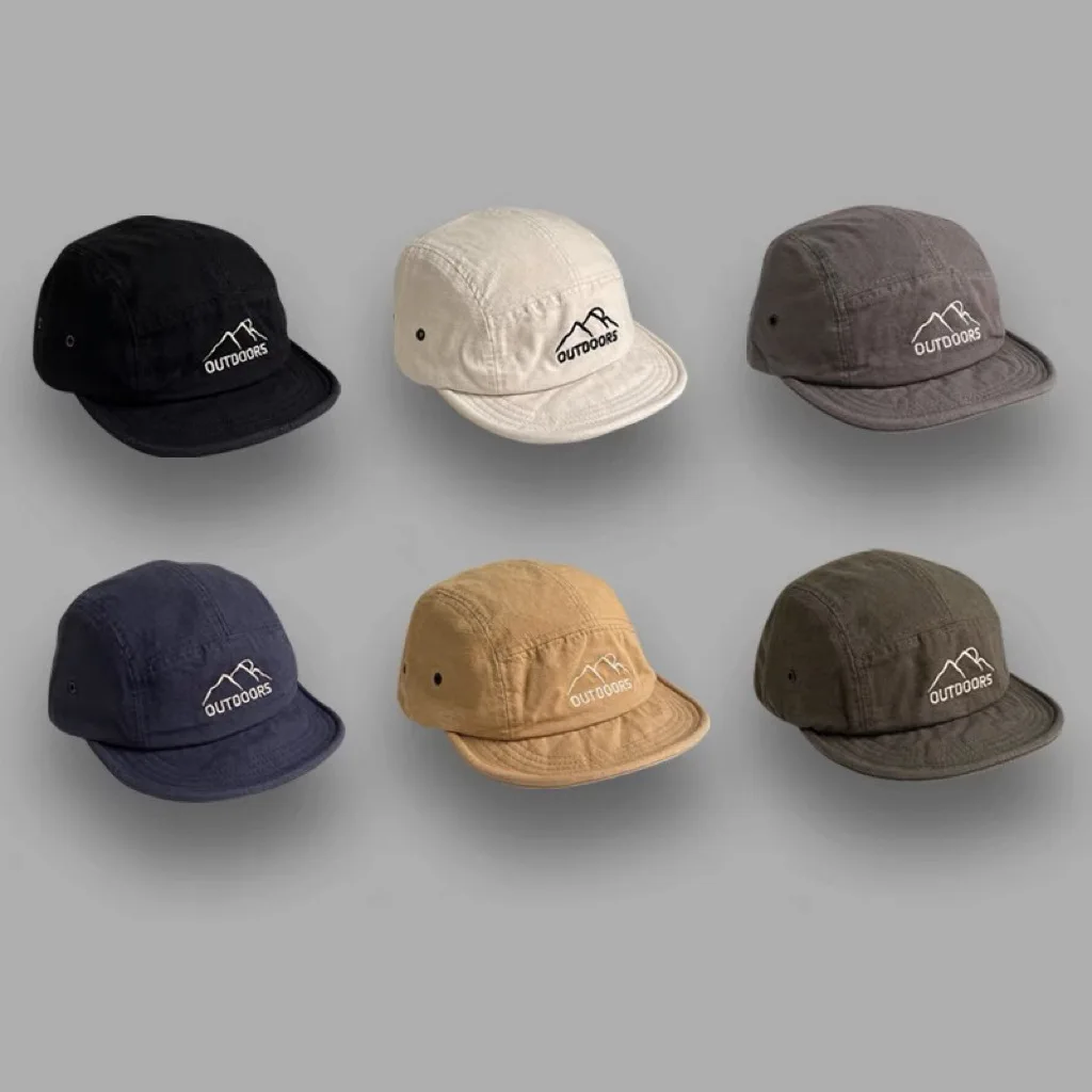 

Workwear Short Brim Baseball Cap for Women Spring and Summer All-Match Soft Top Short Brim Peaked Cap Trendy Men