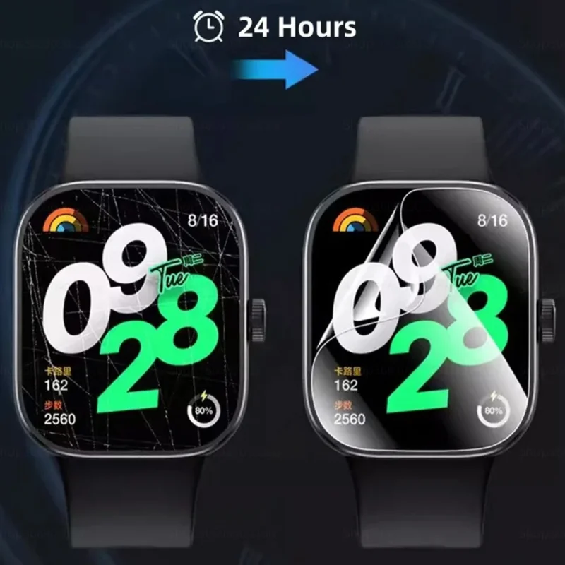 Protective Film For Xiaomi Redmi Watch 4 Screen Protector Anti-scratch Film for Redmi Watch 3/3active Replacement Accessories