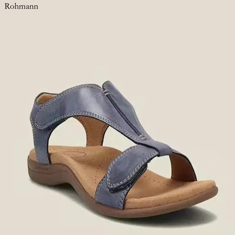 

2025 Roman sandals new amazon flat fashion beach sandals