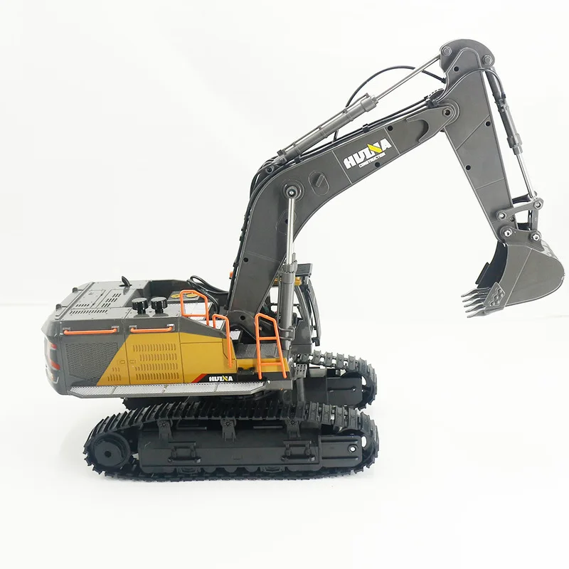 Huina 1592/1593/1594 Remote Controlled Excavator 28ch Electric Alloy Engineering Vehicle1：14 Hook Soil Machine Toy Car Model Toy