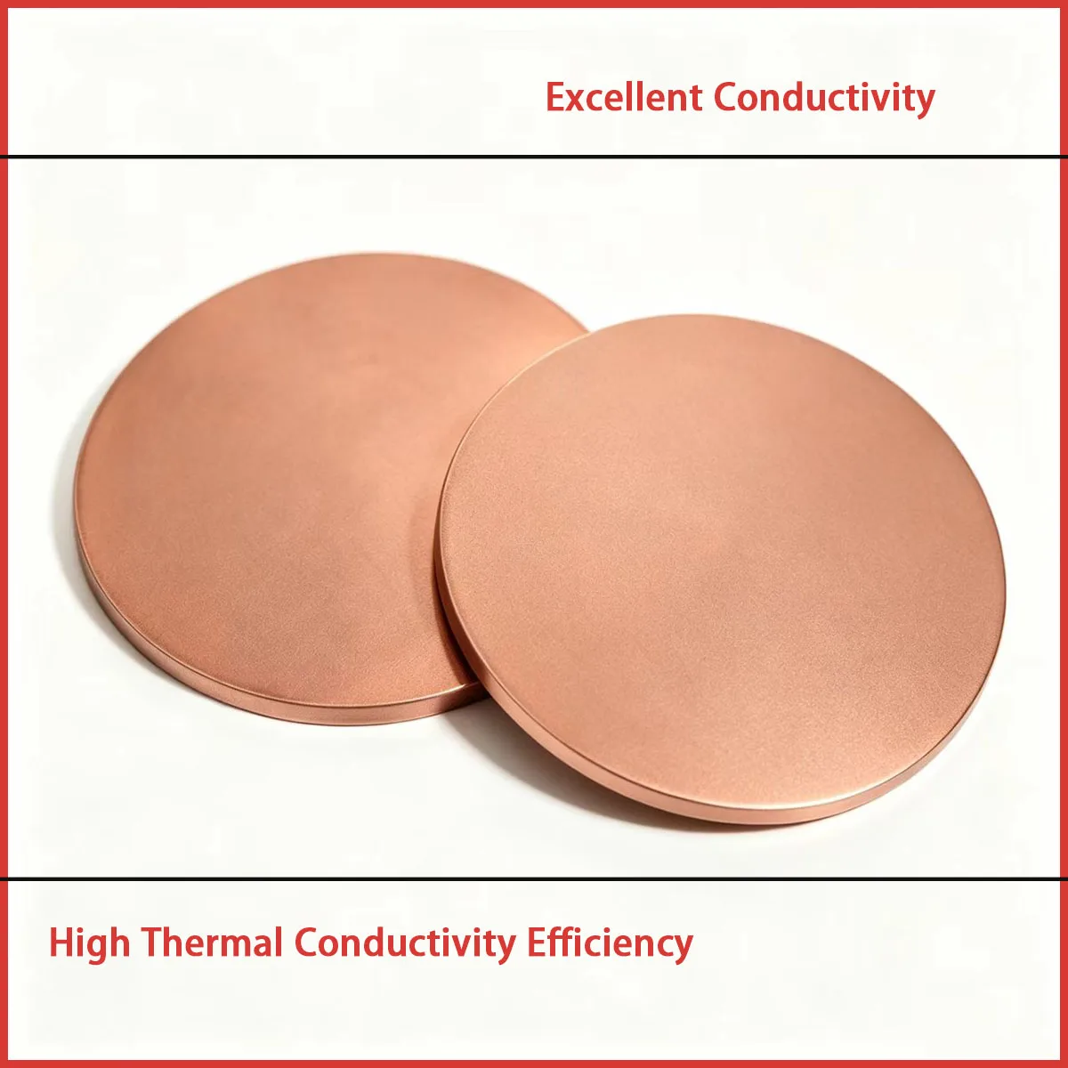 Diameter 15-29mm pure copper circular plate suitable for electrical equipment, mold inserts, plumbing accessories, etc
