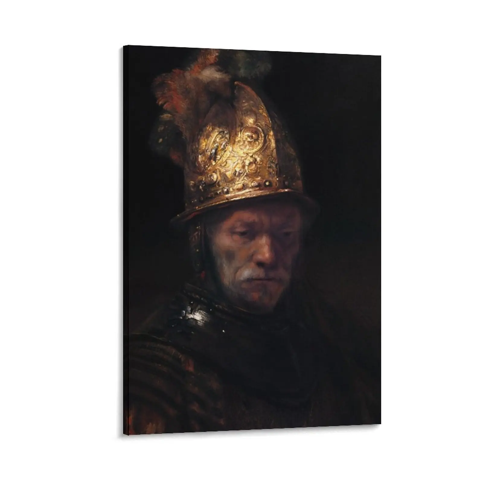 

The Man with the Golden Helmet by Rembrandt van Rijn Canvas Painting decorations for the room poster Paintings
