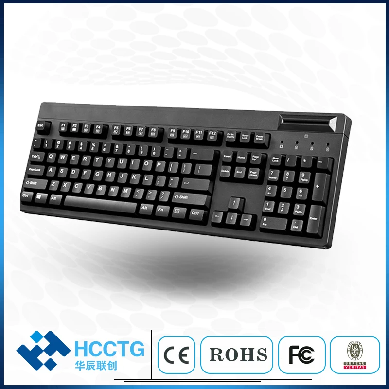 Keyboard (Membrane keys) with MSR (Track1/2/3) and Smart card reader HCC150U