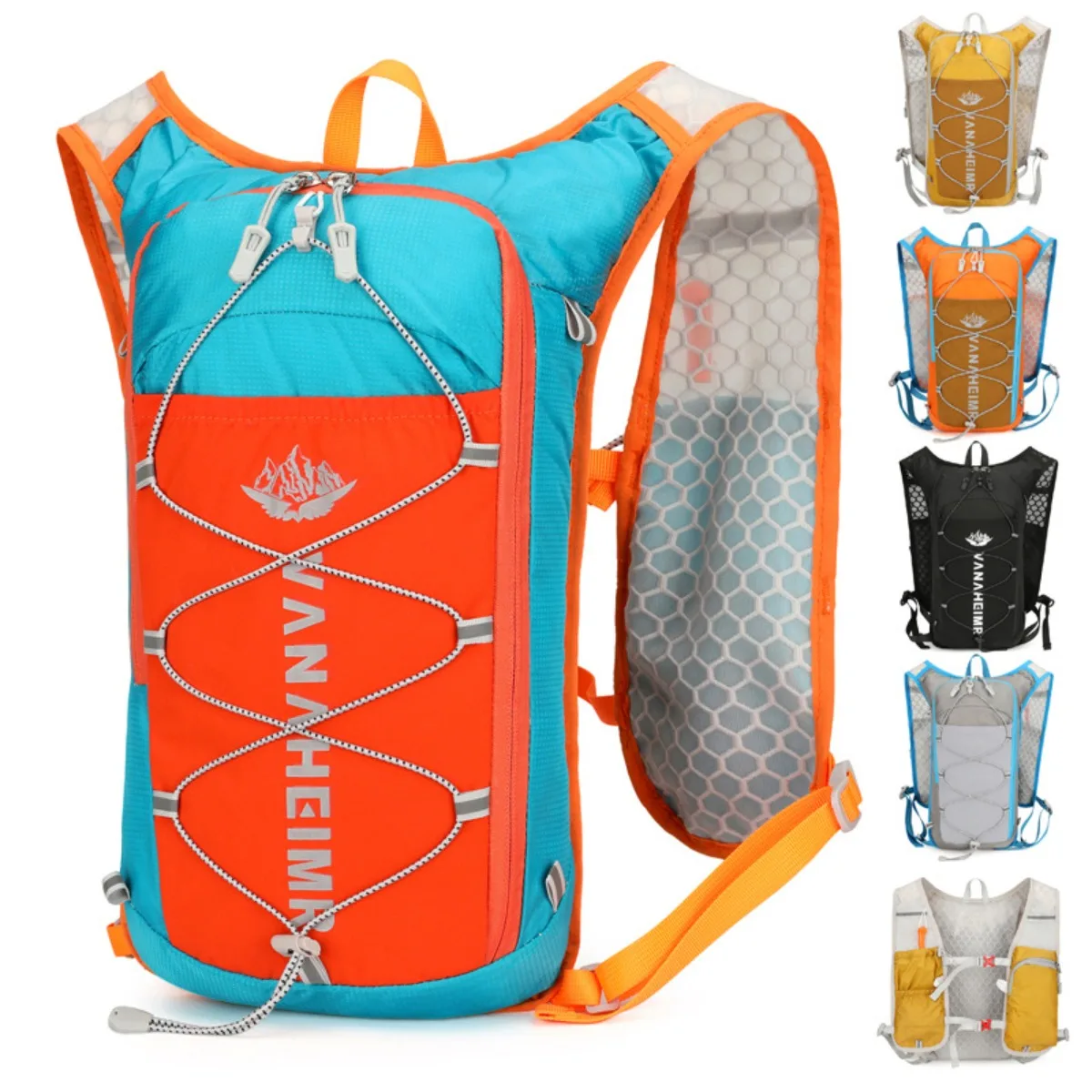 Breathable Hydration Vest Trail Running Backpacks Lightweight Cycling Run Jogging Marathon Backpack Riding Bike Climbing Bag
