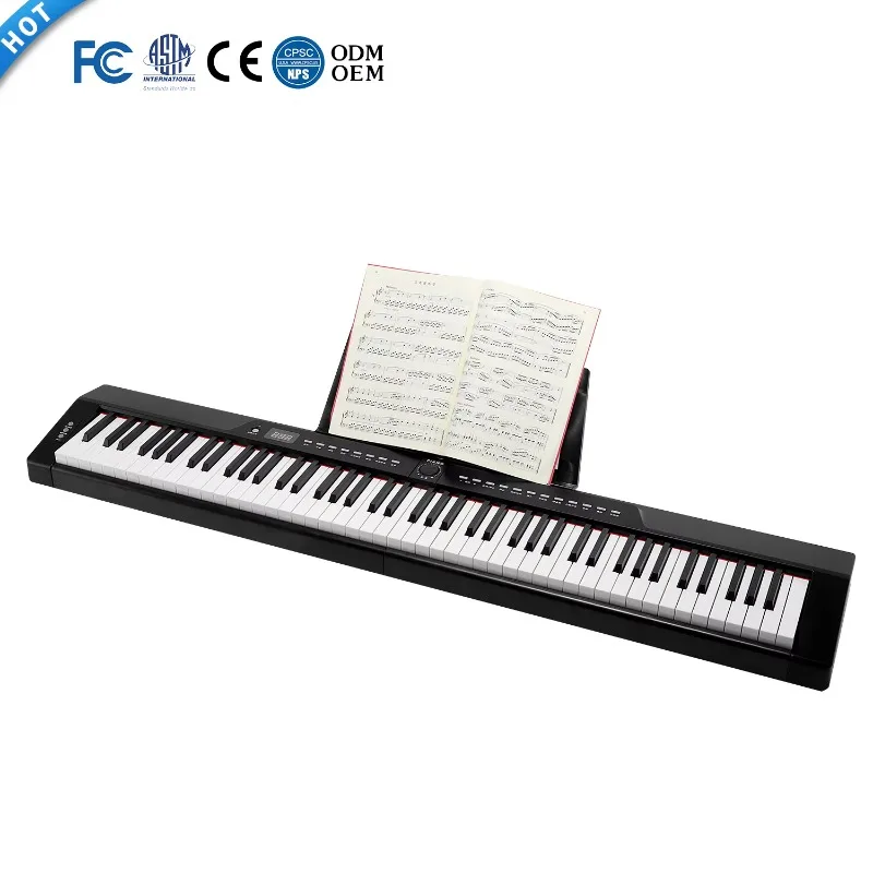 Upgrade the New 88-key Hand-rolled Piano with Blue Tooth Midi Soft Keyboard