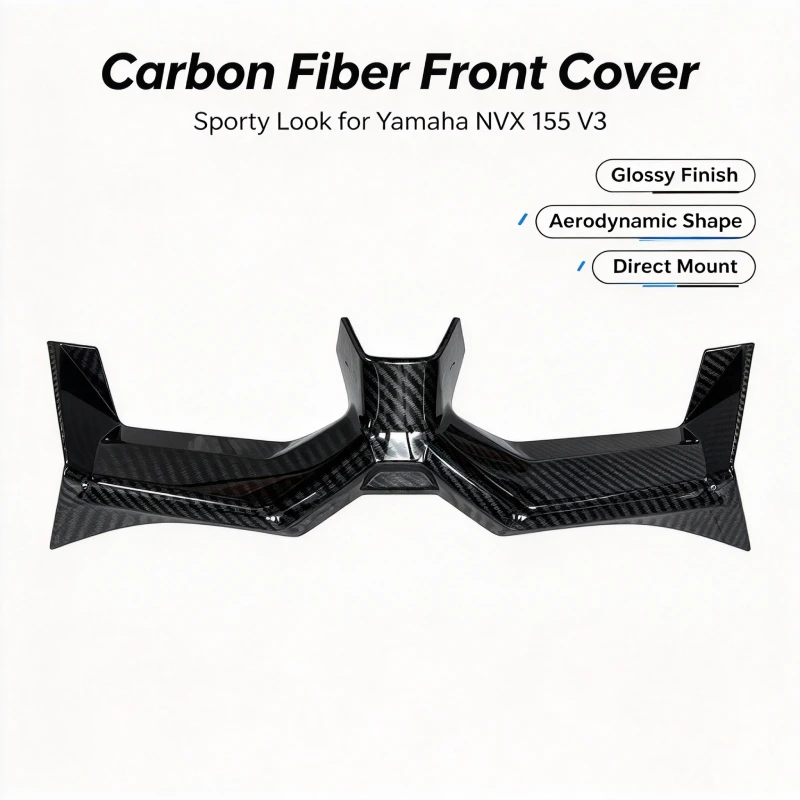 ABS Plastic Body Kit Replacement AccessoriesFront Lower Fairing For YAMAHA NVX 155, Motorcycle Under Headlight Spoiler Cover