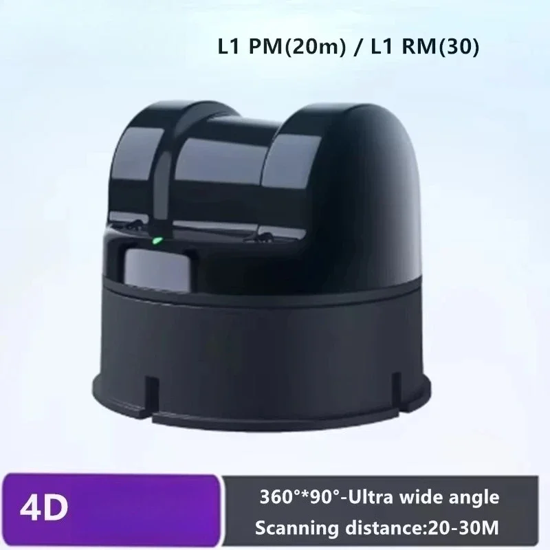 Robot SLAM 4D LiDAR L2 3D Laser Sensor, 360° Omnidirectional Ultra Wide Angle Depth Scanning Radar