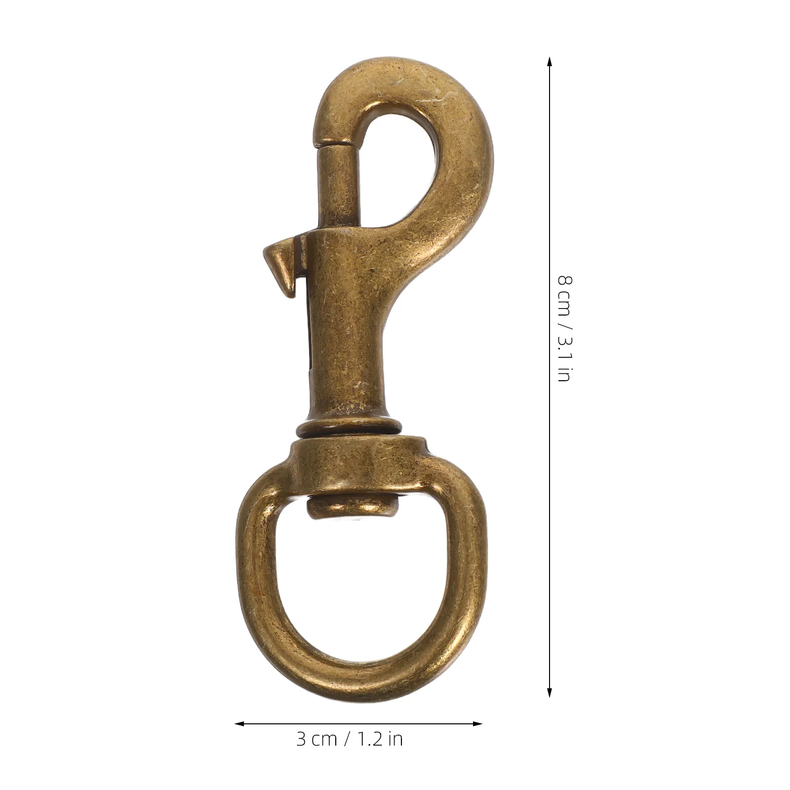 2Pcs Harness Accessories Pet Traction Rope Buckle Zinc Alloy Quick Connect Snap Hook for Dog Cat Collar Walking Outdoor Safety