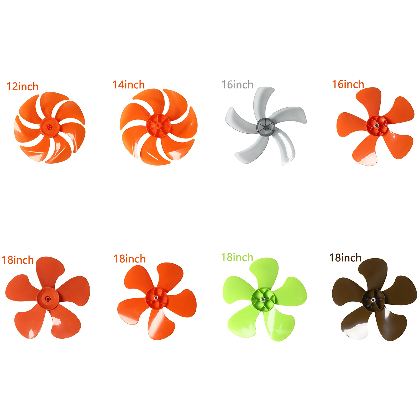 Fan Blade Replacement Screw-fixed Electric Plastic Fan Blades for Table Pedestal Supply Standing Pedestal Accessories
