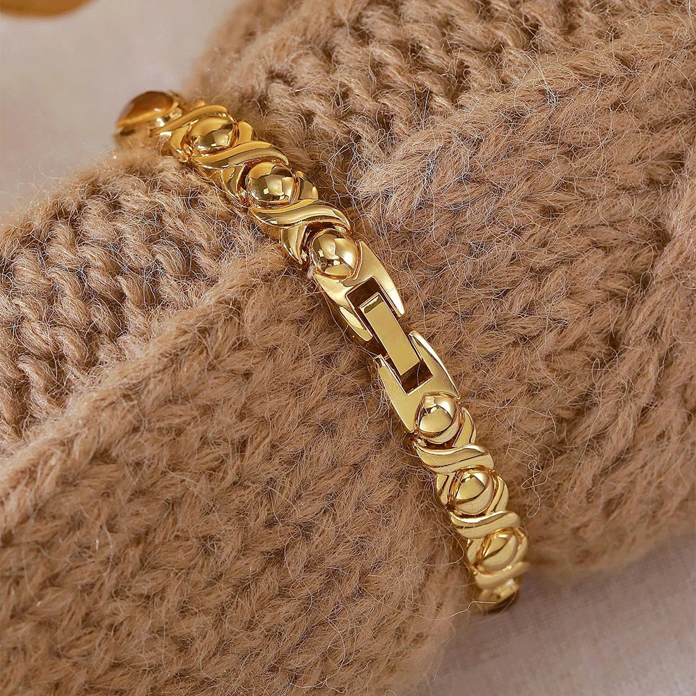 BS New Natural Tiger Eye Stone Chain Watch Ladies Elegant Waterproof Vintage Quartz Women Watches Clock Gifts