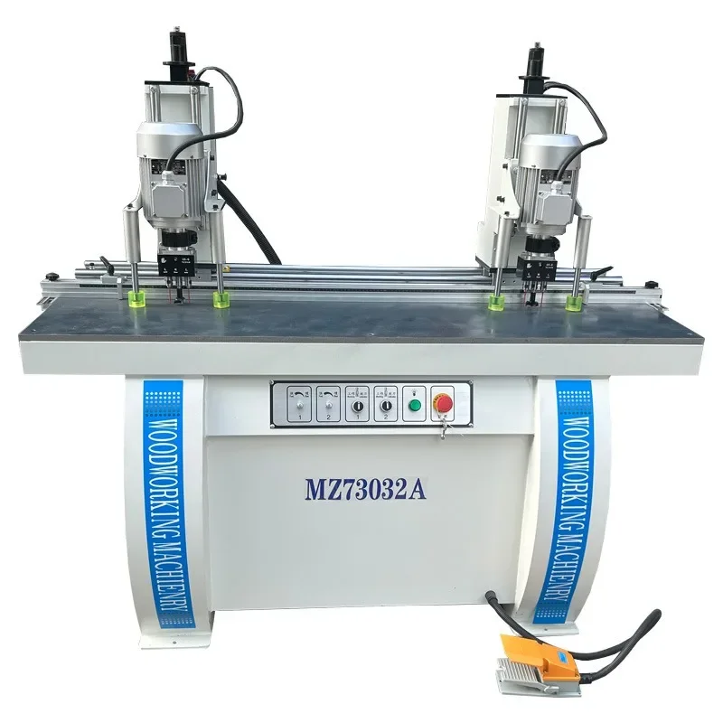 Solid wood board drilling machine, double head drilling machine, woodworking hinge drilling machine