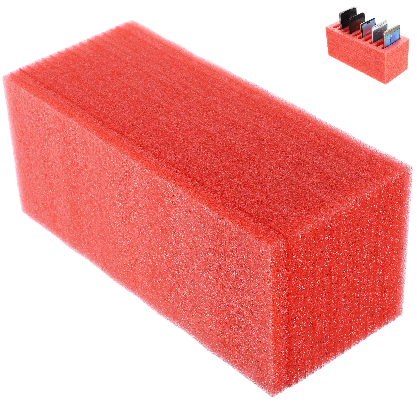 Cell Phone Storage Box Foam Organizer 10 Grid Classroom Office Desktop Phone Holder Calculator Tray Slot Management