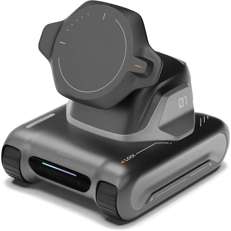 Robot-Space Black AI Desktop Companion With ChatGPT Voice Interaction, Memory, Personality, Gesture & Face Recognition