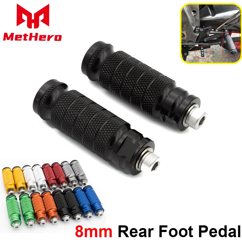 

For Yamaha/Honda/Suzuki/Kawasaki/Ducati/Triumph Motorcycle Footrest Footpeg Rearset Foot Peg Pedal Accessories Modified Part