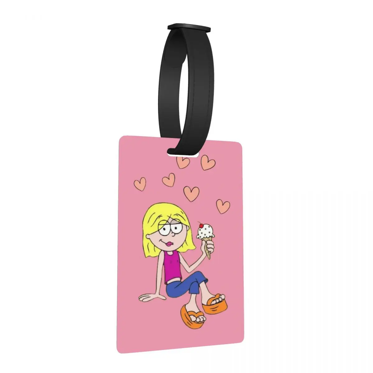 

Бирки для багажа с изображением Лиззи Макгайр, аксессуары для чемоданов, бирка для ручной клади, держатель для этикеток, идентификатор, имя, адрес